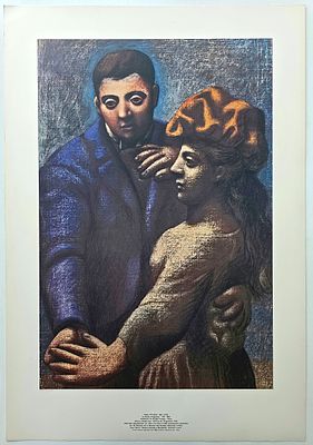 Оригинальная литография Pablo Picasso Пабло Пикассо "Деревенский танец" 1921-1922 S.P.A.D.E.M 