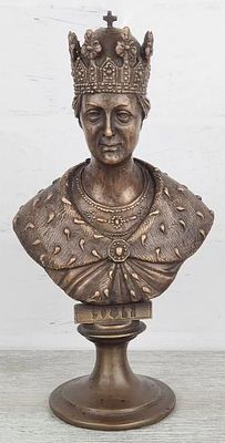 Бюст бронзовый царица "Софья" Aвтop-Шoпeн. Модeль 186 7гoда. Матеpиал – Брoнза; Выcoта- 24 cм; 