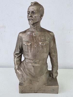 Статуэтка Дзержинский Ф. силумин, СССР. Высота: 23 см.