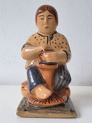 Статуэтка керамическая "Гончар". СССР. 1980 год. Статуэтка керамическая "Гончар". СССР. Москва 