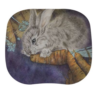 Теслюк Наталья - Кролик. Копия картины Ли Чжэ 
Размер картины - 32х36 см, размер картины с рамой - 