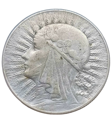 Poland - 5 Zlotych 1933, silver 0.750 coin – weight: 11 gram, diameter: 28 mm. 5 Zlotych 1933 