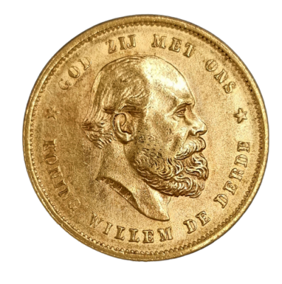 Netherlands - 10 Gulden 1876 - 0.900 gold coin. Weight: 6.7290 gr, Diameter: 22.5 mm - 10% 