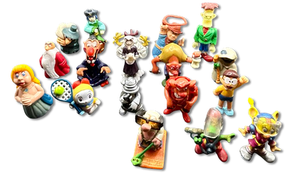 Lot of 17 Kinder toys - surprise figurines, "characters" well-known collector in the field - in 