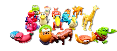 Lot of 17 Kinder toys - surprise figurines, "animals" well-known collector in the field - in 