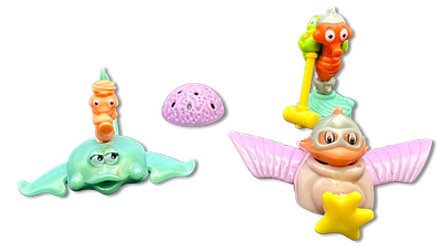 Lot of 6 Kinder toys - surprise figurines, "animals" well-known collector in the field - in 