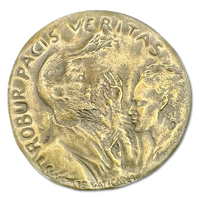 Vatican - Bronze medal - John Paul II "The power of true peace", weight: 24.5 grams diameter: 