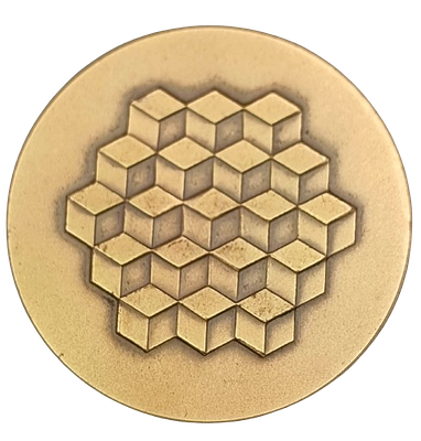 Israel - State tombac medal from 1974 - "Technion Jubilee", weight: 98 grams, diameter: 59 mm - 