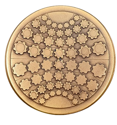 Israel - State tombac medal from 1974 - "Diamonds - Israel's Sparkling Export", weight: 98 