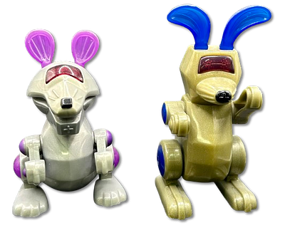 Lot of 2 "Rabbit figures". vintage McDonald's toys - Mc Donalds - Disney toys, special edition 