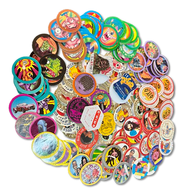 Israel - Huge Lot of 169 Pogs, Flips and Sticks from the 90s - Excellent Condition! 
- 58 Tnuva 