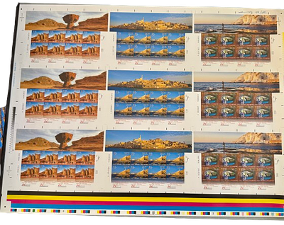 Israel - A prestigious and limited edition imperforate stamp sheet of Israel Post from 2012 