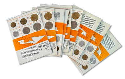 ישראל - לוט סוחרים! 10 סטים מטבעות ישראל 1966 (תשכ"ו) Proof-Like Issues, הונפק ע"י החברה 