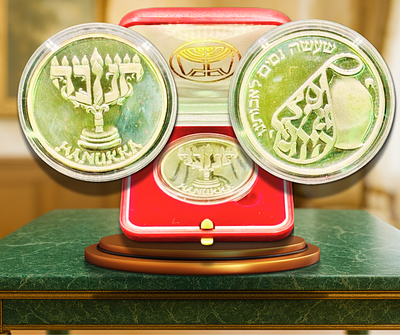 ישראל - מדלית כסף ממלכתית "שעשה נסים לאבותינו" , כסף 935, משקל: 26 גרם, קוטר: 37 מ"מ, החברה 