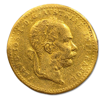 Austria - 1 Ducat 1915 gold coin (Restrike), 3.49 grams gold 986, 20 mm - Commission of 5% + 