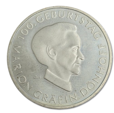 Germany - 925 Silver Coin - 10 Euros 2009 "Marion Countess Donhoff - 100th Anniversary of 