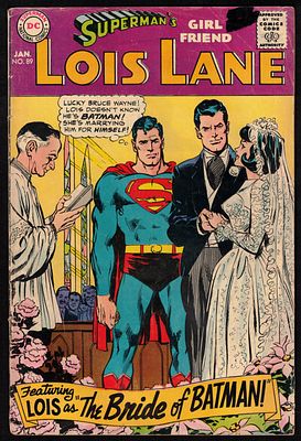 Iconic comic book issue from Superman’s Girl Friend: Lois Lane #89 (January 1968), published by 