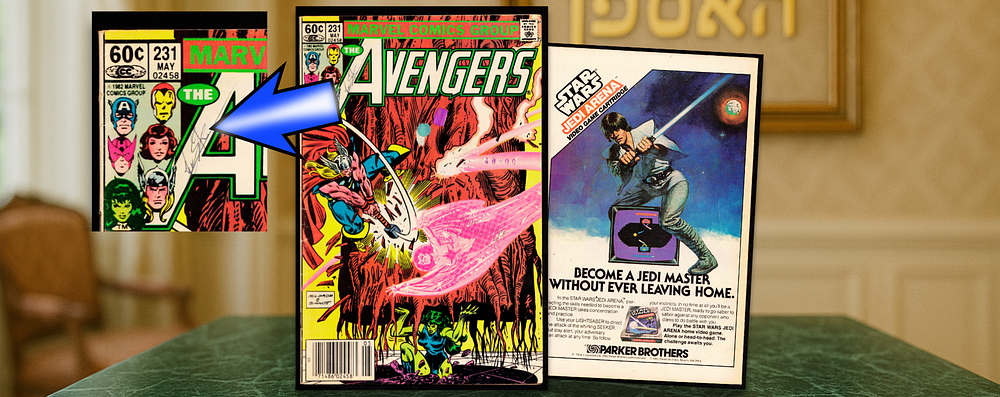 The Avengers #231 - May 1983 | Marvel Comics - Signed Copy! At the top of the cover, on the 