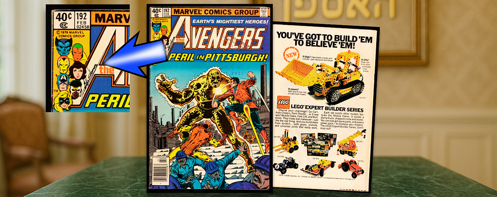 Comic book The Avengers #192 with signature – February 1980, Marvel Comics. A pen signature 