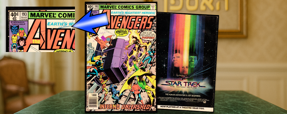 Comic book The Avengers #193 – March 1979, Marvel Comics, with signature. A pen signature 