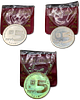 Israel - Lot of 3 coins 5 lirot 1972 "Menorah from Russia", silver 0.750, weight of each coin Image - 1
