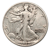 United States - Large Lot of 9 Silver Half Dollars from 1934/1937/1940/1941/1942/1943 - 0.900 Image - 3