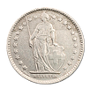 Switzerland - Lot of 3 Silver 0.835 Coins - 2 Francs 1963, 1 Franc from 1963 and 1/2 Franc from Image - 1