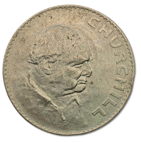 England - Commemorative Coin 1 Crown 1965 England - "Death of Sir Winston Churchill" Weight: 