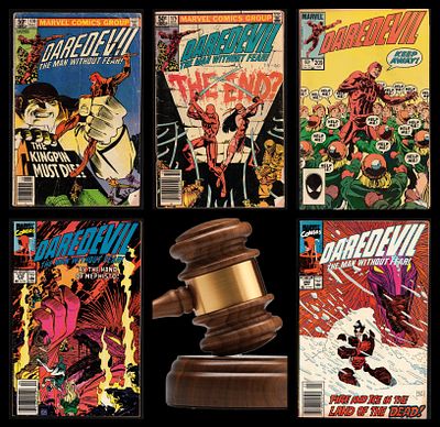 Lot of 5 Daredevil Comic Books (Marvel Comics) (#170, #175, #209, #279, #280), published by 