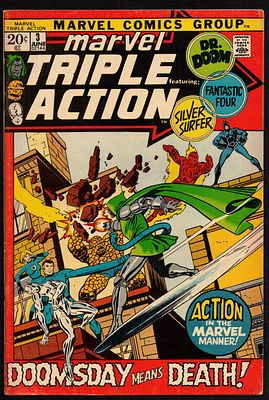 Classic comic book Marvel Triple Action #3 (Marvel Comics) – June 1972 – A classic issue from 