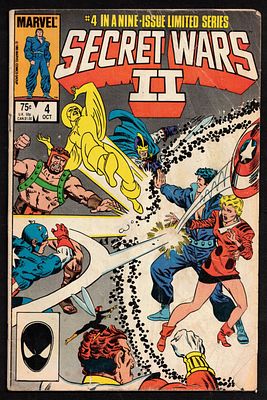 Comic book Secret Wars II #4 (Marvel Comics) – October 1985 – An issue from the iconic Secret 