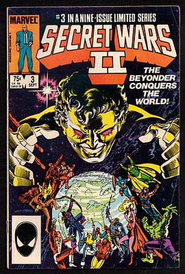 Comic book Secret Wars II #3 (Marvel Comics) – September 1985 – An issue from the iconic Secret 