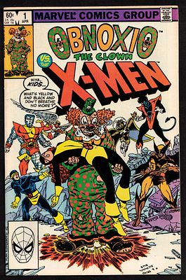 Obnoxio The Clown vs. The X-Men #1 Comic Book (Marvel Comics) – April 1983 – Classic and 