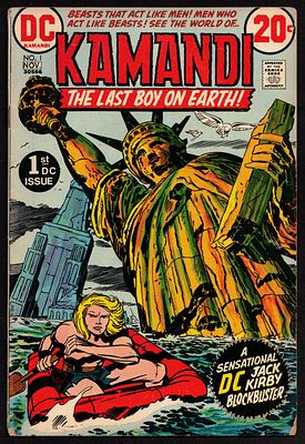 Kamandi: The Last Boy on Earth! #1 (DC Comics) – November 1972 - Iconic and classic Bronze Age 