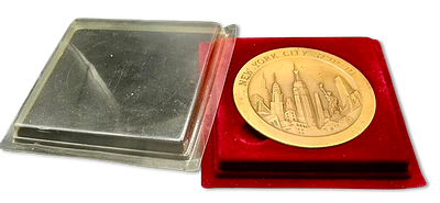 Israel – State Bronze / Tombac Medal “Tel Aviv and New York”, 5752 / 1991, weight: 142.68 g 