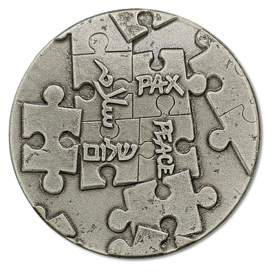 Israel – Silver-Plated Bronze Medal “Opening of Peace Negotiations Between Israel and Its 