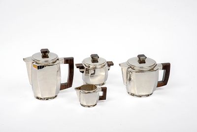 Art D&eacute;co, 4tlg. Kaffee-und Teeservice, Frankreich. Art D&eacute;co, 4tlg. Kaffee-und Teeservice 