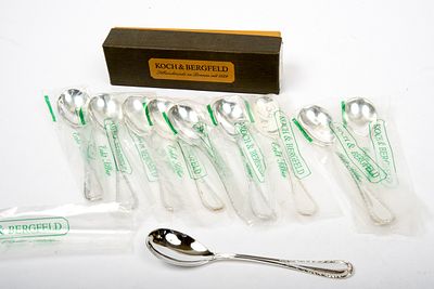 10 Eisl&ouml;ffel, Koch & Bergfeld, Modell Ludwig XVI. 10 Eisl&ouml;ffel, Koch &amp; Bergfeld, Modell 