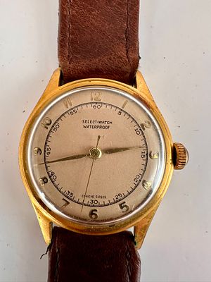 שעון יד מכני SELECT-WATCH שוויצרי עמיד במים – לתיקון או לחלקים 
שעון וינטג' שוויצרי של חברת 