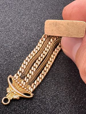 תליון חותמת נשי ויקטוריאני עתיק