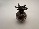 Miniature Pomegranate, 925 Silver, Electroforming Technique, Height 55 mm. A refined decorative Изображение - 3