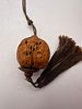 Chinese Carved Walnut Hanging Ornament Buddhist Figures Openwork Hidden Figure. Finely Image - 1