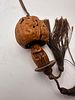 Chinese Carved Walnut Hanging Ornament Buddhist Figures Openwork Hidden Figure. Finely Image - 2