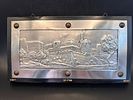 Bezalel Style Metal Relief Tower of David Jerusalem Vintage Wall Art . A striking Bezalel-style Image - 1