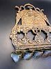 Antique Moroccan Hanukkah Lamp, 19th Century, Cast Brass . An impressive 19th century Moroccan Image - 1
