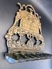 Antique Moroccan Hanukkah Lamp, 19th Century, Cast Brass . An impressive 19th century Moroccan Image - 4