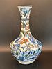 Antique Iznik Style Vase, Hand-Painted Floral Decoration An antique Iznik ceramic vase Image - 2