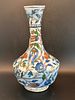 Antique Iznik Style Vase, Hand-Painted Floral Decoration An antique Iznik ceramic vase Image - 9
