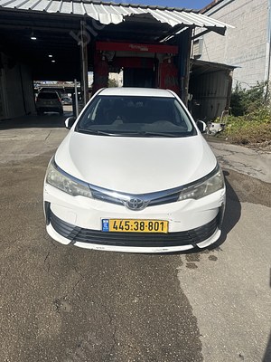 טויוטה קורולה מודל 2018. 186,154 ק"מ, יד נוכחית: שנייה, בעלות נוכחית: השכרה / החכרה