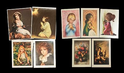 לוט 9 הדפסים איטלקים "מילנו" - סימן רשום, וינטג' משנות ה-40–60, 
יועדו לקישוט במוסדות ובתי ספר 